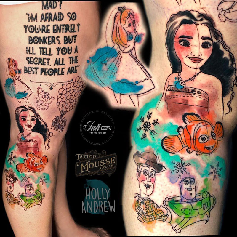 Holly: Gaming & cartoon - Inkden Tattoo Studio
