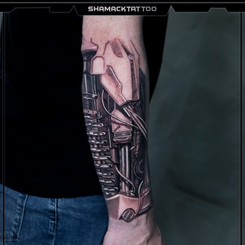 biomechanical-forearm-3-mechanical-Shamack-tattoo