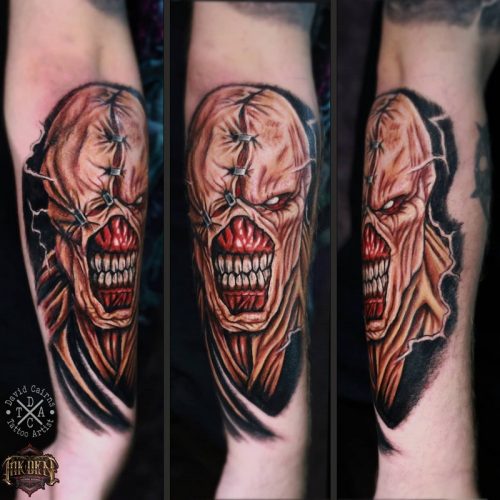 nemesis tattoo done by David Cairns