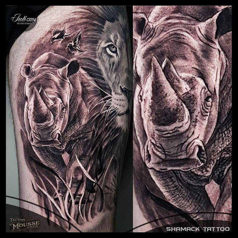Painted Temple  Tattoos  Nature Animal Wildlife  Ryan Cumberledge Animal  Sleeve