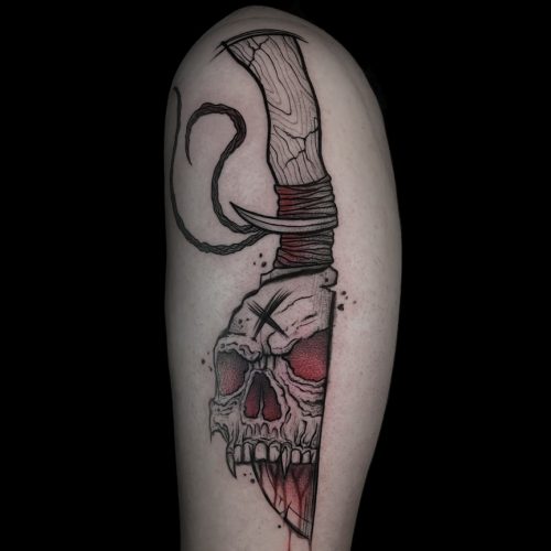 adrianna-urban-skull-knife-red-blackwork-tattoo-inkden-studio-blackpool