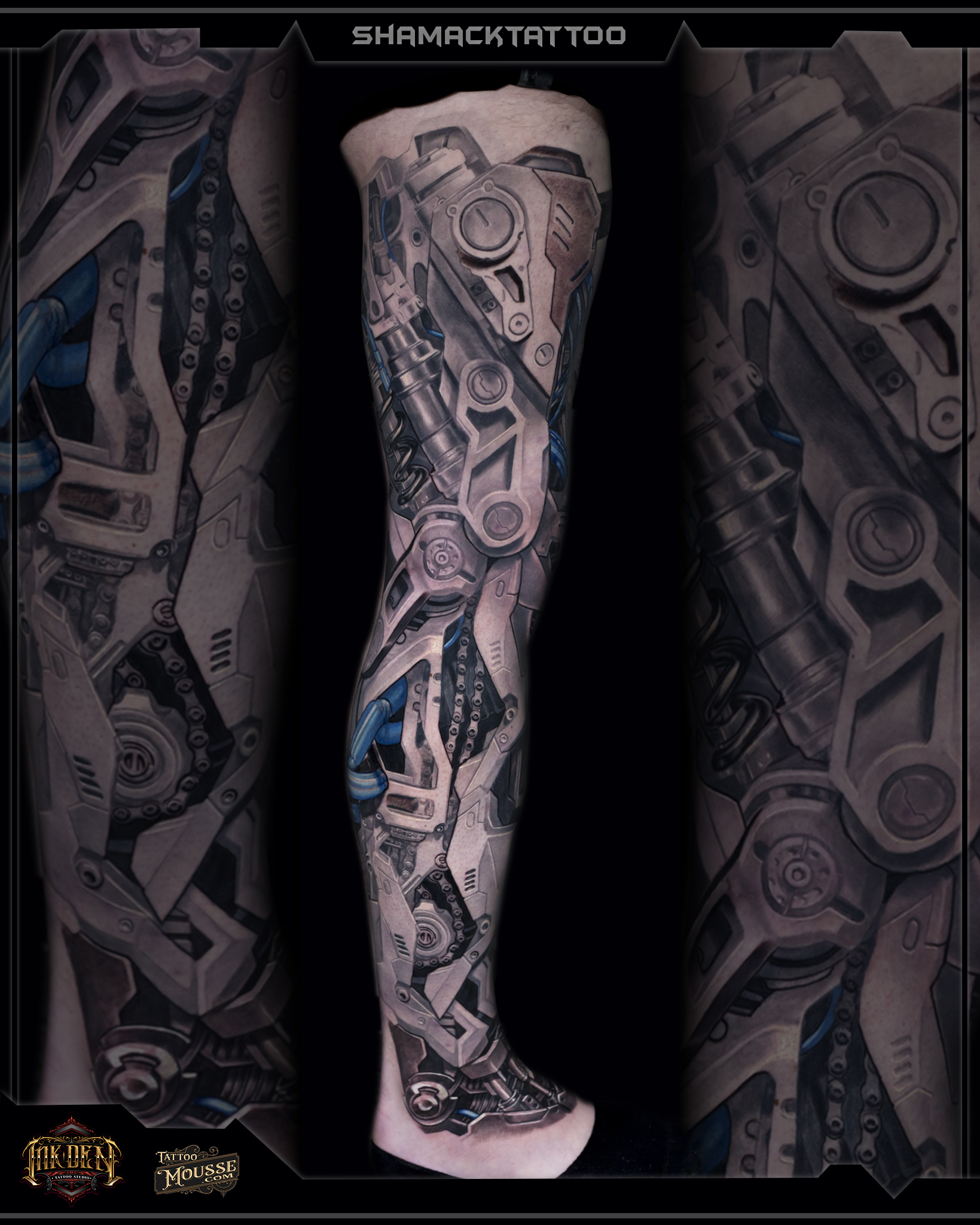 Biomech tattoo by Kali | Tattoos by Kali | Flickr